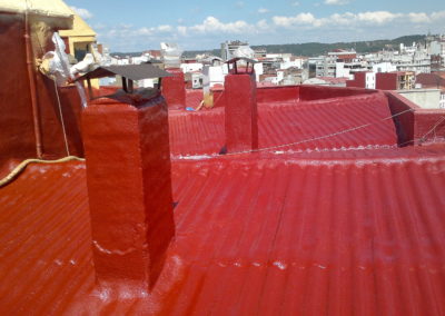 Aislamiento e impermeabilización transitable en cubiertas de eddifcios, Edificio Csa. Sagasta