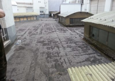 Reimpermeabilización patio en calle San Mames. (1)